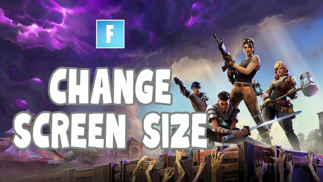 How to Change Fortnite Screen Size 2024? YouTube