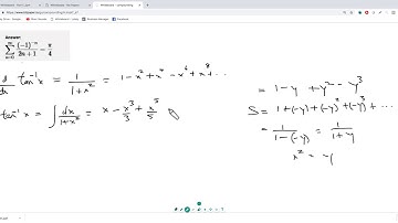 Prove pi by 4 as a series. Leibniz form using arctan