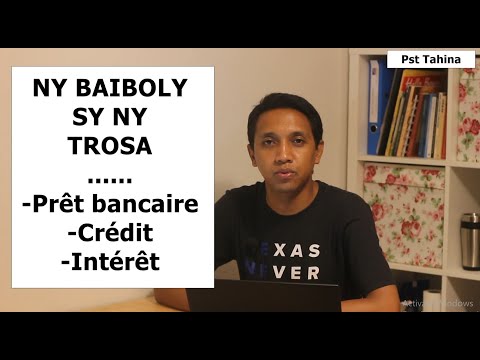 Marka 16: 15 - Ny Baiboly sy ny Trosa (Prêt bancaire, Crédit , Intérêt)