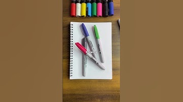 Drawing but i have use one Random Marker #shorts