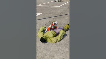 Venom Attack On Hulk | Spider-Man Rescue Hulk #gtav #shorts