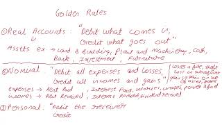 The 3 Golden Rules of Accounting: Personal, Real, and Nominal Accounts Explained