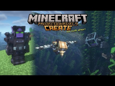 Create Protection Pixel Minecraft Mod Showcase 1 20 1