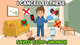 Every Subscription I Cancelled to Save $200+ a Month
