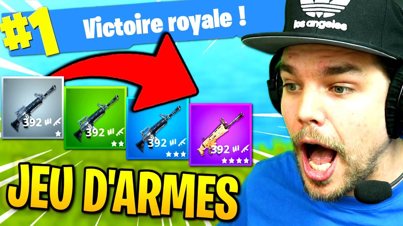 top 1 jeu d armes sur fortnite battle royale - jeux d arme fortnite