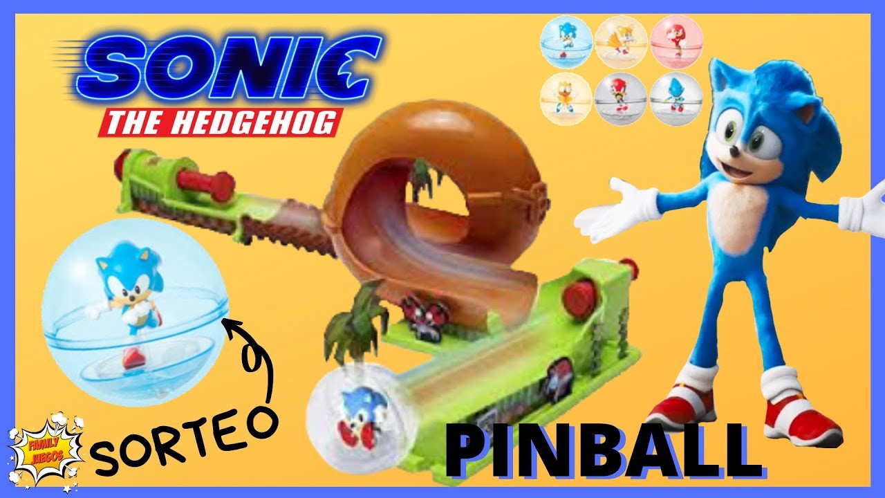 Pista De Carreras Pinball Sonic The Hedgehog Pelicula Con Sorteo Sonic Booster Youtube