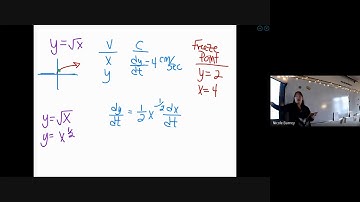 AP Calculus Related Rates 3-6 #19 y=sqrtx