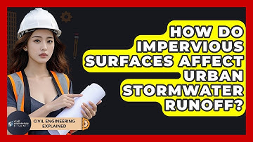 How Do Impervious Surfaces Affect Urban Stormwater Runoff? - Civil Engineering Explained