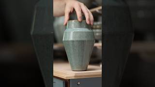 Before & After, Feldspathic Crackle Glazed Vase.