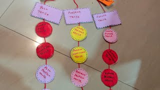 #school project # wall hanging # diy# waste material