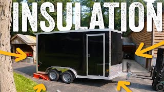 Enclosed Trailer Camper Conversion | Insulation