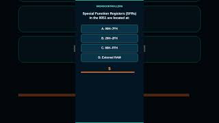 8051 Special Function Registers (SFRs)