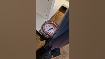 DIY leak test with air - water lines in kitchen