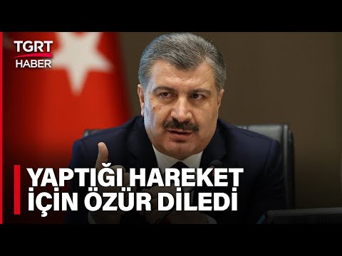 Sağlık Bakanı  Fahrettin Koca Yaptığı Hareket için Mecliste Özür Diledi - TGRT Haber