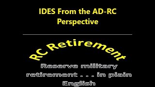 Episode 0152 - IDES from The AD/RC Perspective
