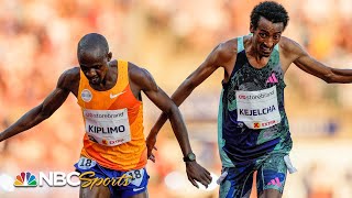Celebrity DEAD HEAT: Kejelcha battles Kiplimo in nail-biting 5000m in Oslo | NBC Sports Profile