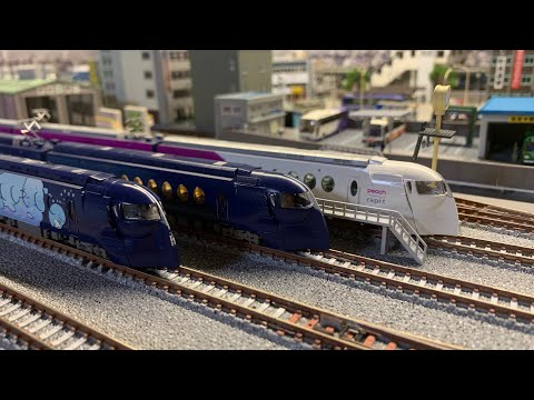 【鉄道模型】押入れ鉄道（走行動画002）