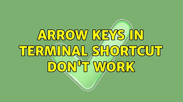 Ubuntu: Arrow keys in Terminal shortcut don
