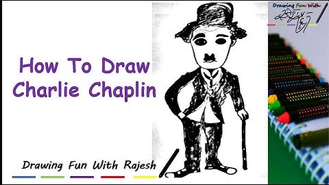 How To Draw Charlie Chaplin |Charlie Chaplin Easy Steps To Draw Charlie Chaplin