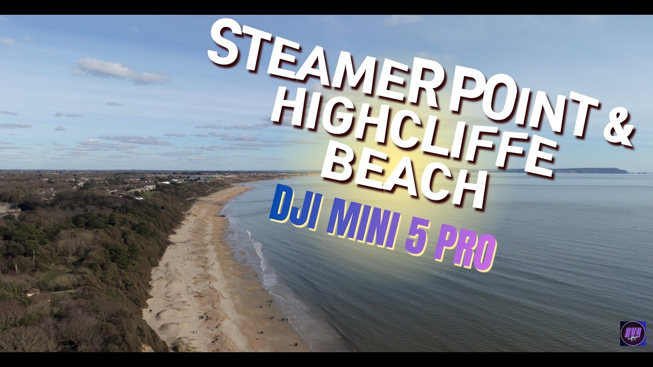 Steamer Point & Highcliffe Beach - Dorset UK - DJI Mini 5 Pro