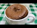 1 minute Chocolate mug cake in microwave