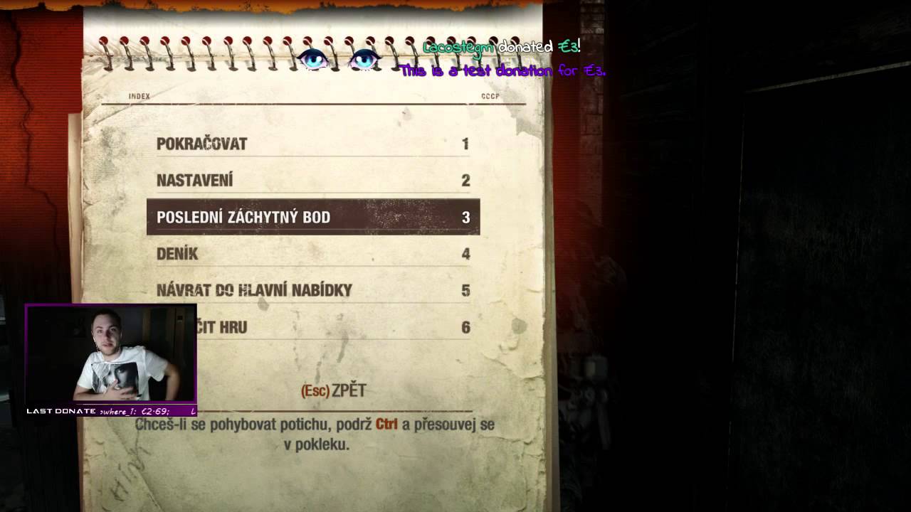 Herecký výkon "Donate"