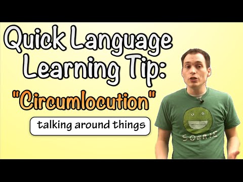Video: Apakah circumlocute sebuah kata?