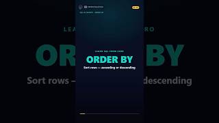 EP07   Sort Results with SQL ORDER BY