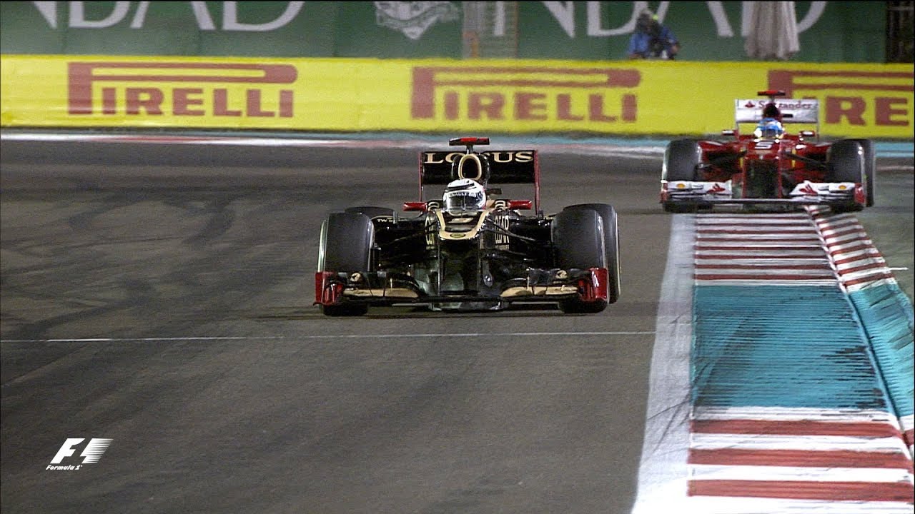 Raikkonen 'Left Alone' To Victory | 2012 Abu Dhabi Grand Prix - YouTube