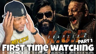 K.G.F: Chapter 2  MOVIE REACTION!!! [ Part 1 / 3 ]* FIRST TIME WATCHING * | Yash | Sanjay Dutt |