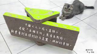 20170923 ◎攝理男模塔貓◎ (^●w●^)--【改變命運的翹翹貓抓板】