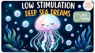 Bioluminescent Ocean Lullaby 🌊 Watercolor Baby Sleep Music | Soft Piano Bedtime Music for Toddlers
