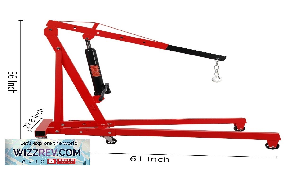 Складной кран Garvee 4000LB с двигателем, подъемником для двигателя, автокраном, 2-тонным судовым...