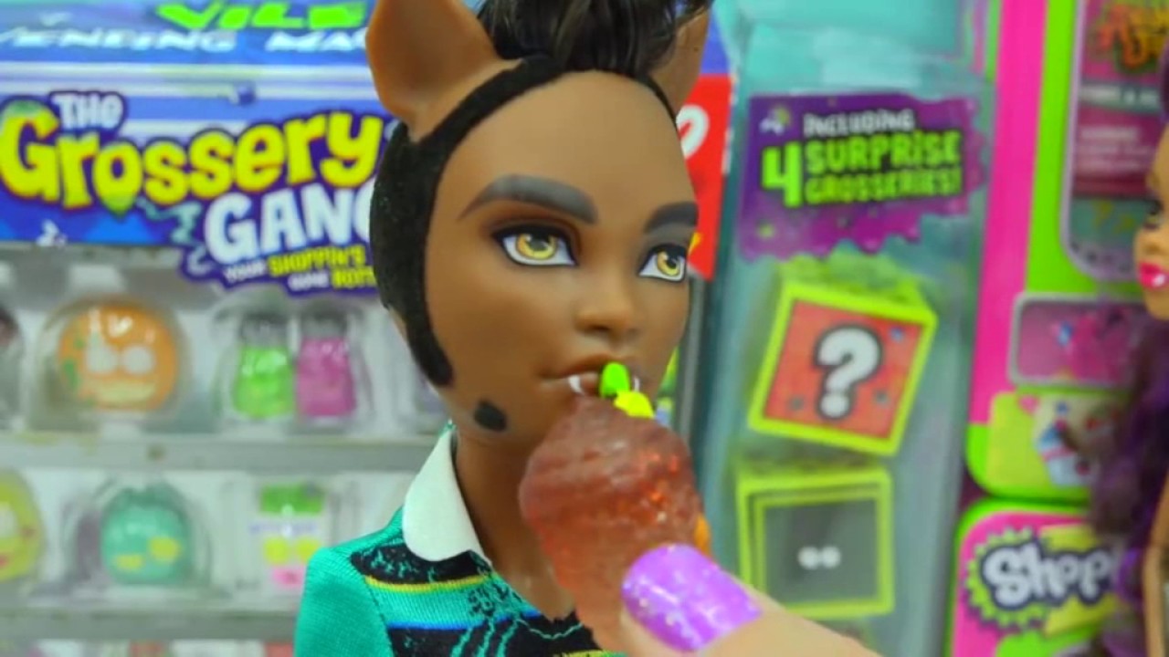 Shopkins Surprise Blind Bags + Grossery Gang Vile Vending Machine with Exclusives HD