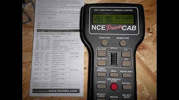 Forgotten cv setting no problem with the NCE Power cab