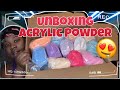 Unboxing Acrylic Powders
