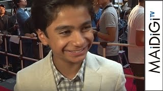 モーグリ役ニール・セディ、一番“きつい”撮影は「泥の中」　映画「ジャングル・ブック」歌舞伎座プレミア