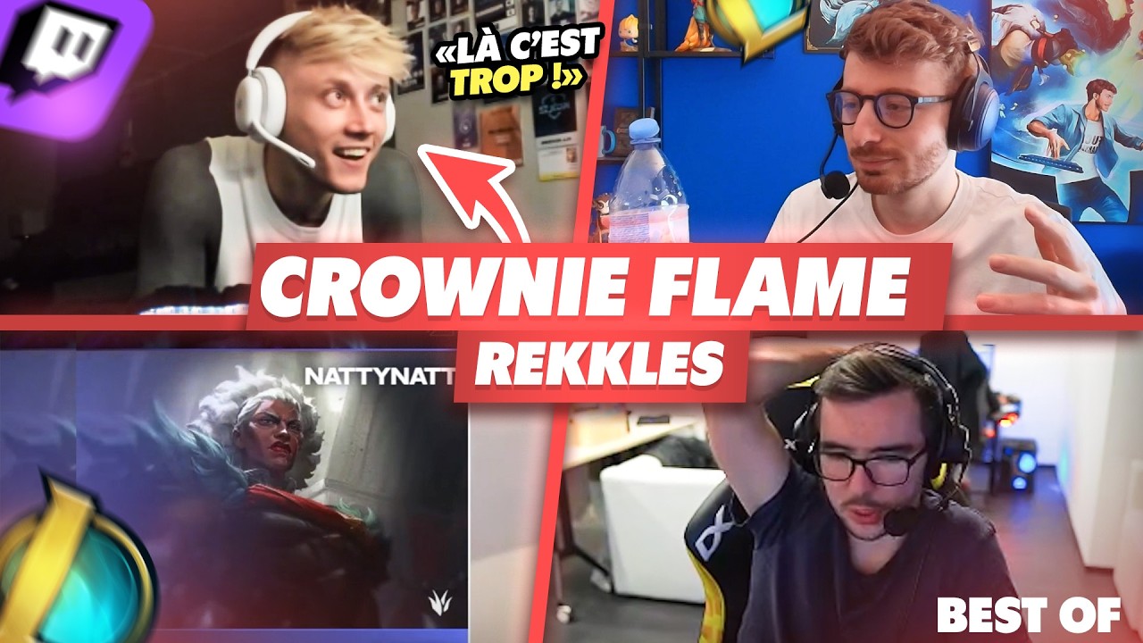 CROWNIE FLAME REKKLES EN RANKED SANS LE SAVOIR - Best Of LoL #1310 Réactions