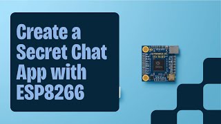 ESP8266 WiFi Secret Chat Messenger | Offline Communication Hack!* screenshot 3