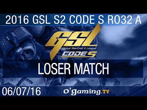 Loser match - 2016 GSL S2 Code S - Groupe A Ro32