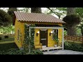 Yellow Forest Cabin + Smart Floor Plan  Cozy Living in 30m²