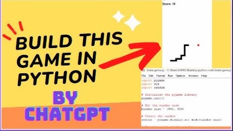 Build a Game in Python with ChatGPT - Easy Tutorial for Beginners