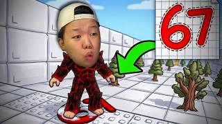 AKU MENCOBA GAME ROBLOX DRAW AND SLIDE 😂