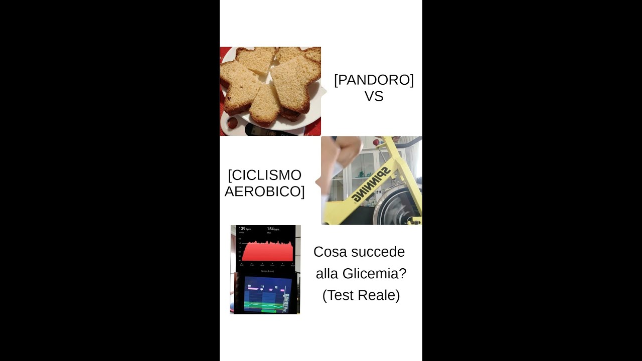 [PANDORO] vs [CICLISMO AEROBICO]: Cosa succede alla Glicemia? (Test Reale)