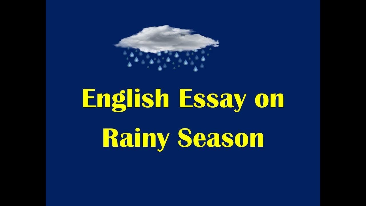 Essay on monsoon season