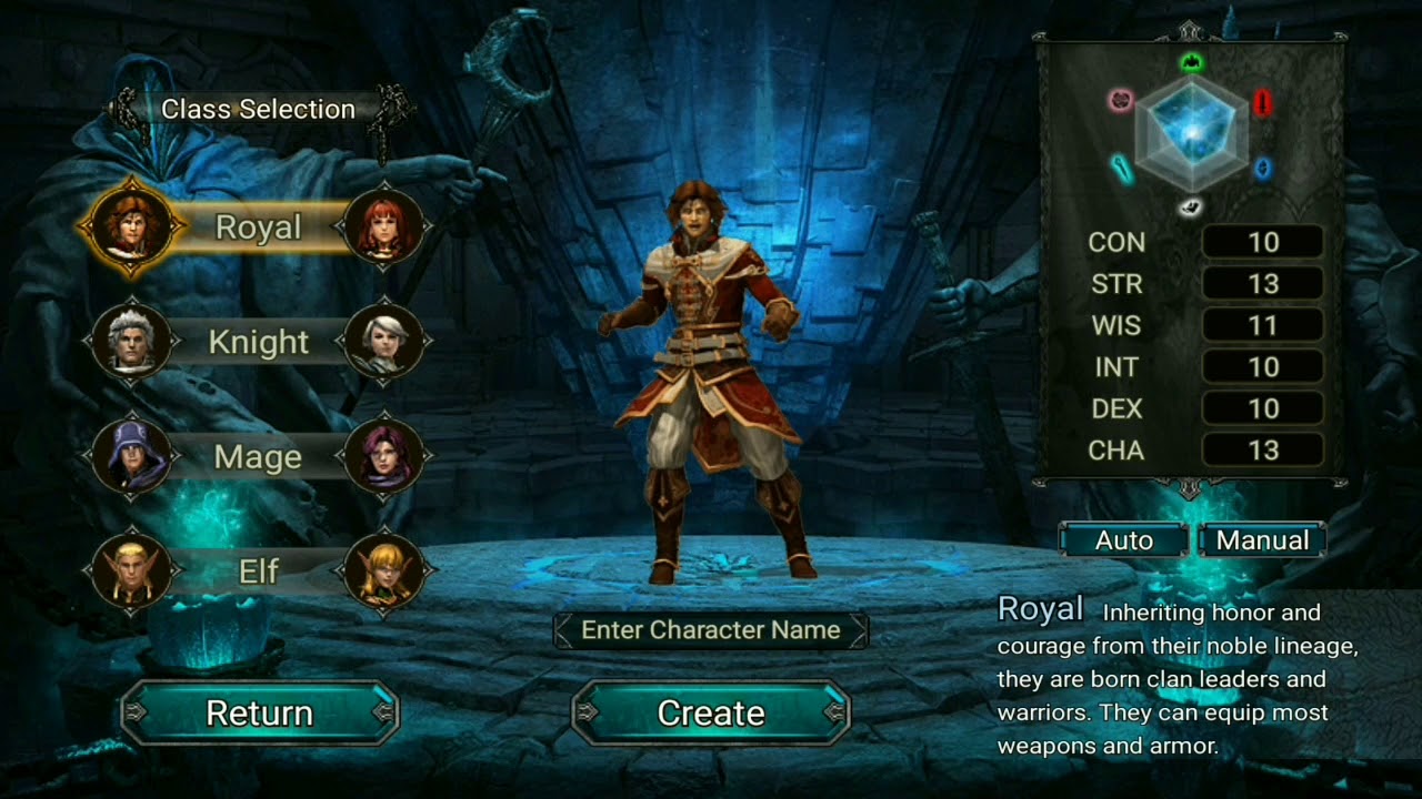 Teon [Android] | "Character Selection"