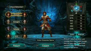 Teon Android Character Selection