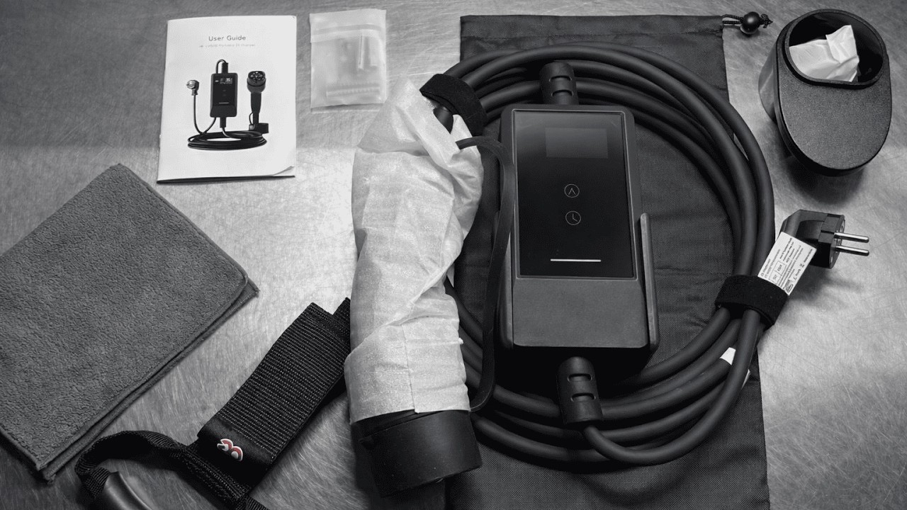 Зарядний пристрій Dépow 3.5 кВт 16A Type 2 — портативна зарядка для електромобіля (кабель 5,5 м)