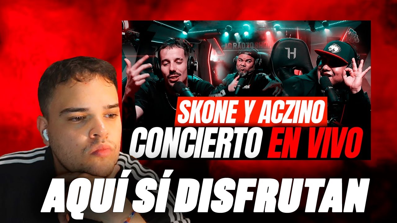 🎙️POR ESTO SE VAN💔II REACCIÓN ACZINO y SKONE: Concierto En Vivo de Freestyle, Temas 