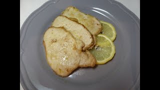 Fettine Di Lonza Di Maiale Al Limone